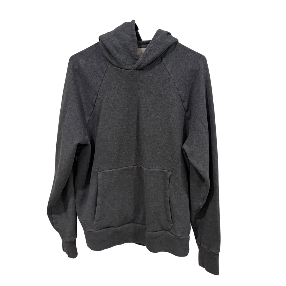 Everlane Organic Cotton‎ Raglan Hoodie Charcoal Gray Heather Women's Medium